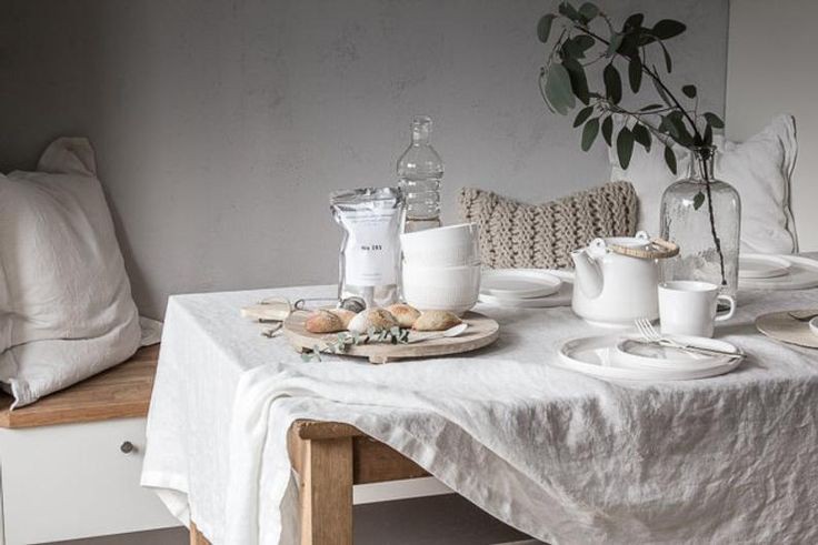 Khăn trải bàn vải canvas phong cách vintage