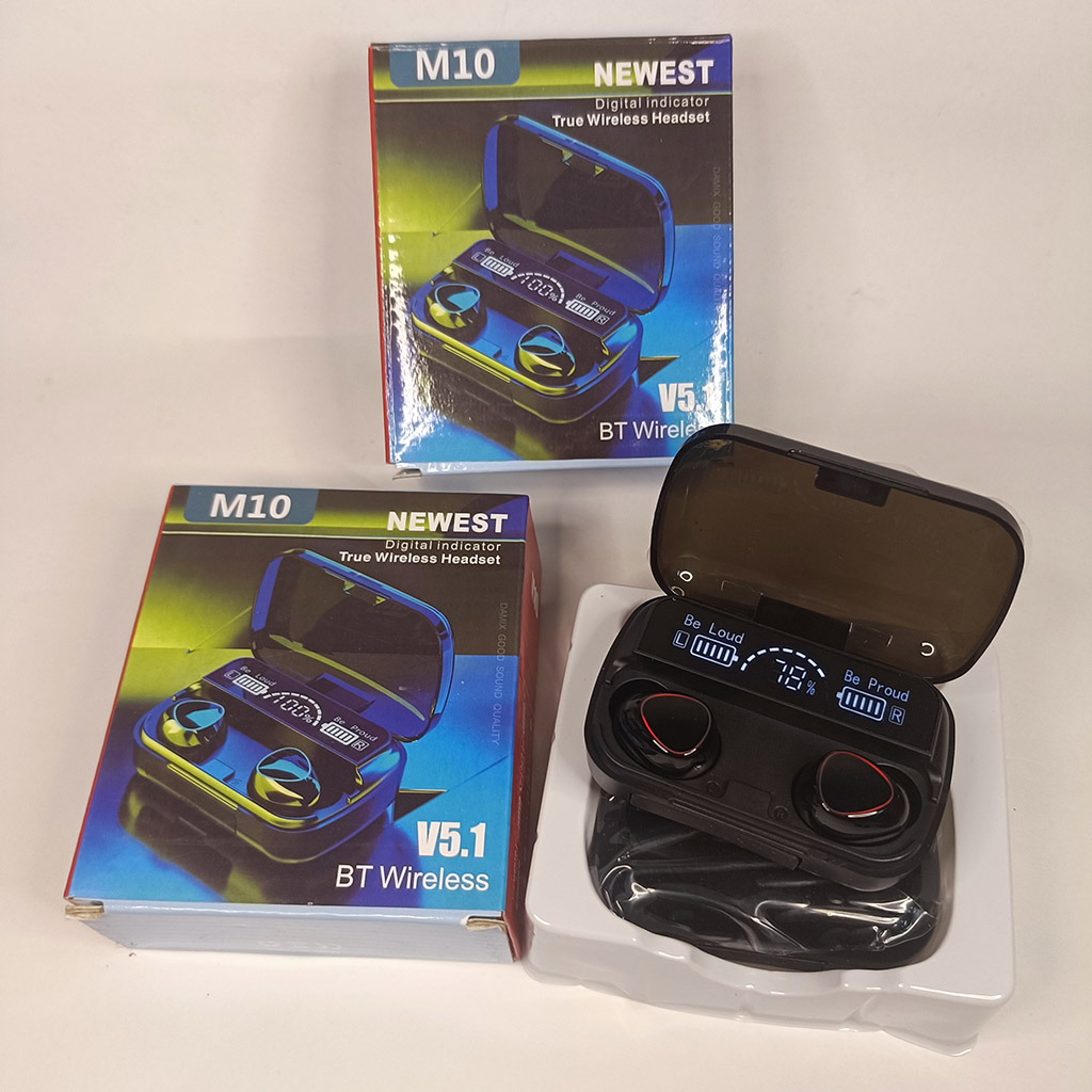 🎁Bluetooth 5.1 M10🎁 Tai Nghe Gaming Bluetooth 5.1 M10 - Tai Nghe Bluetooth 5.1 Xuyên Âm - Chống Ồn - Hạn Chế Trễ - Cảm Biến - Sử Dụng 6 Giờ Liên Tục