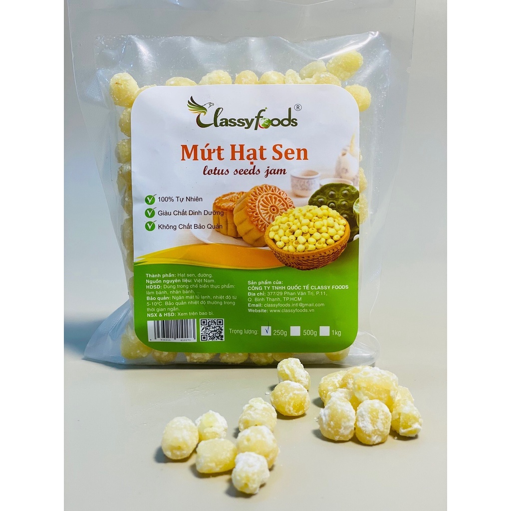 Mứt hạt sen Huế đặc biệt Chia-100g