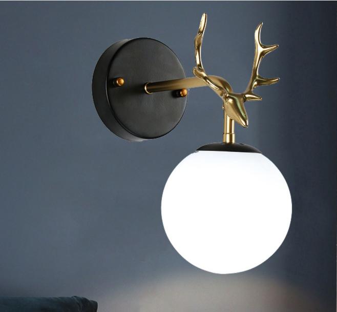 Wall lamp 1752 cerata decoration living room. Bedroom, stair, hotel and cafe Cafe (bundled balloon led)