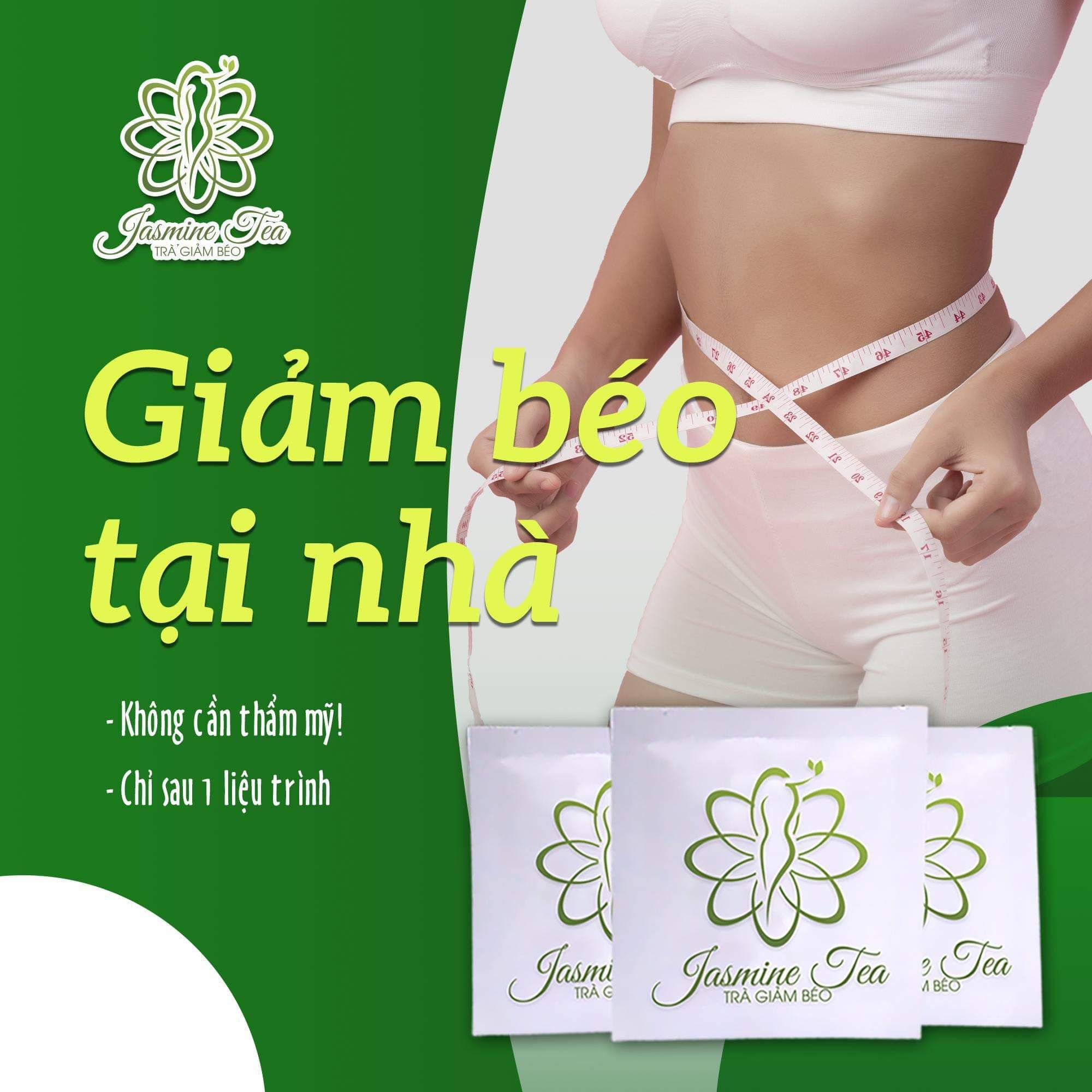 5hộp trà giảm béo Jasmine Tea.