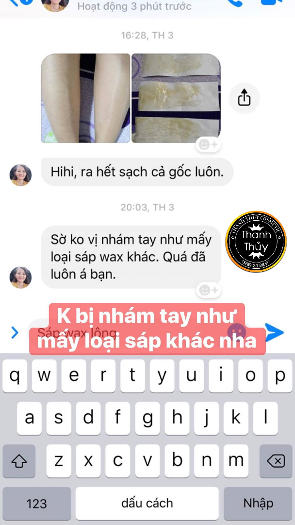 Wax lông handmade Shiny + que giấy (sỉ 3 sản phẩm)