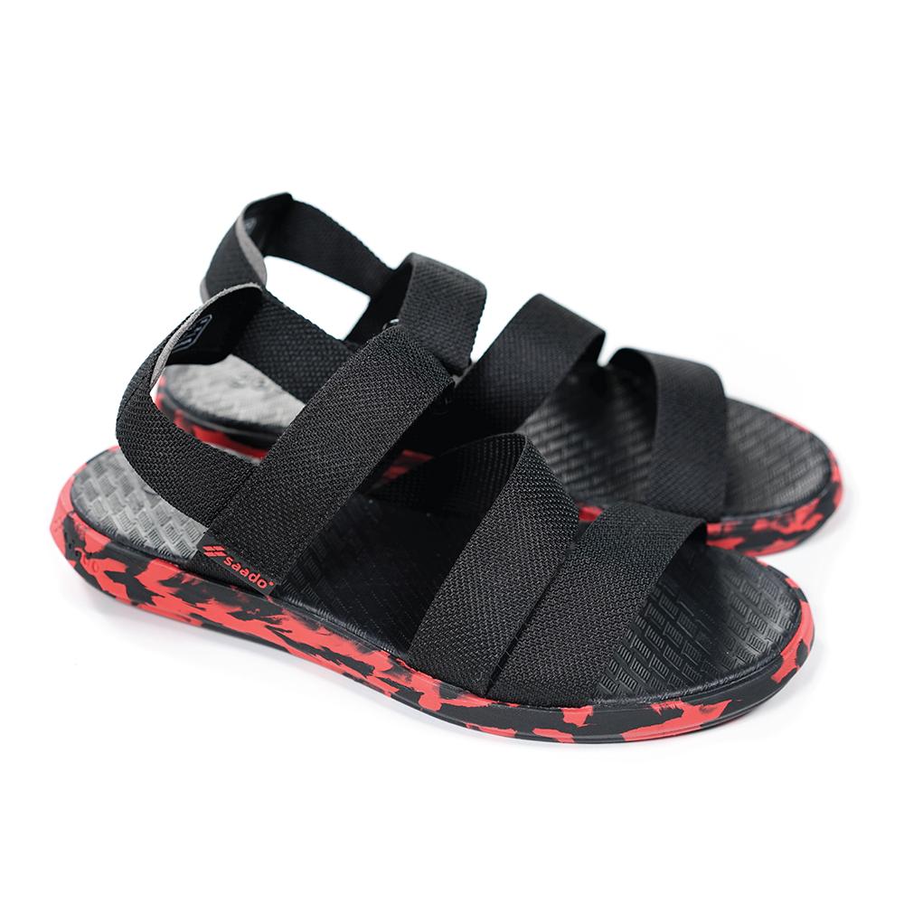 [HCM]Giày Sandal Saado Nam Chiến Binh Da Đỏ CL09
