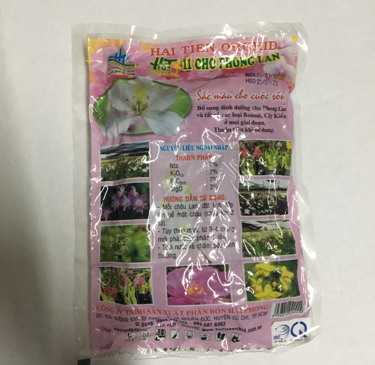 Phân bón tan chậm túi lưới cho Phong Lan Bon sai ( gói 30 túi lưới)
