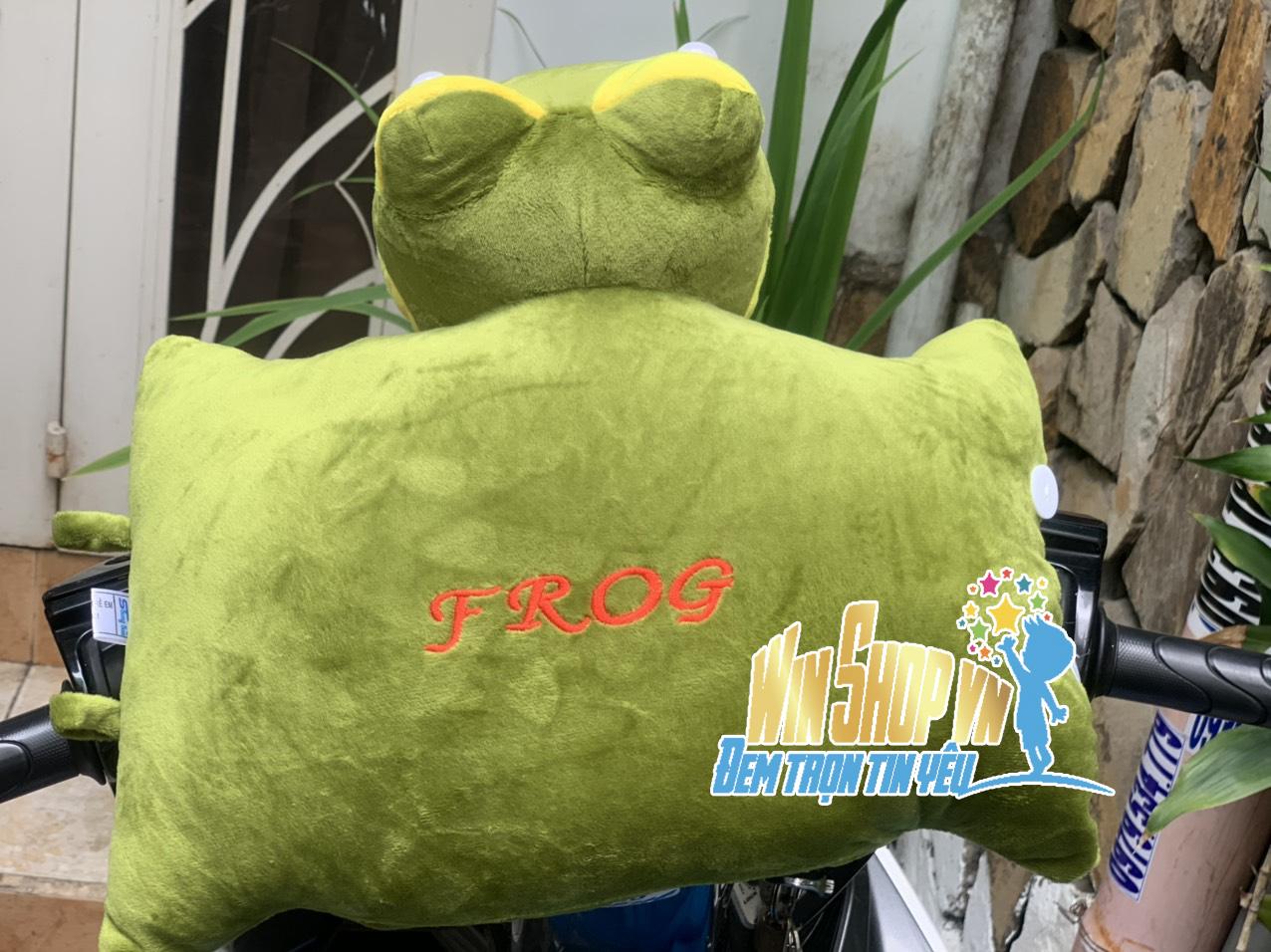 [HCM]Gối đi xe máy 1 đầu cho bé - ẾCH XANH