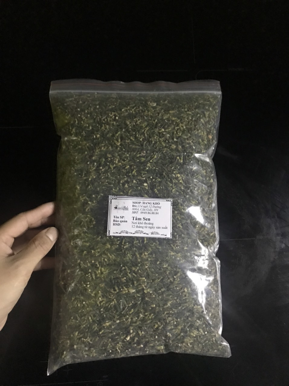 500gr Tâm Sen khô