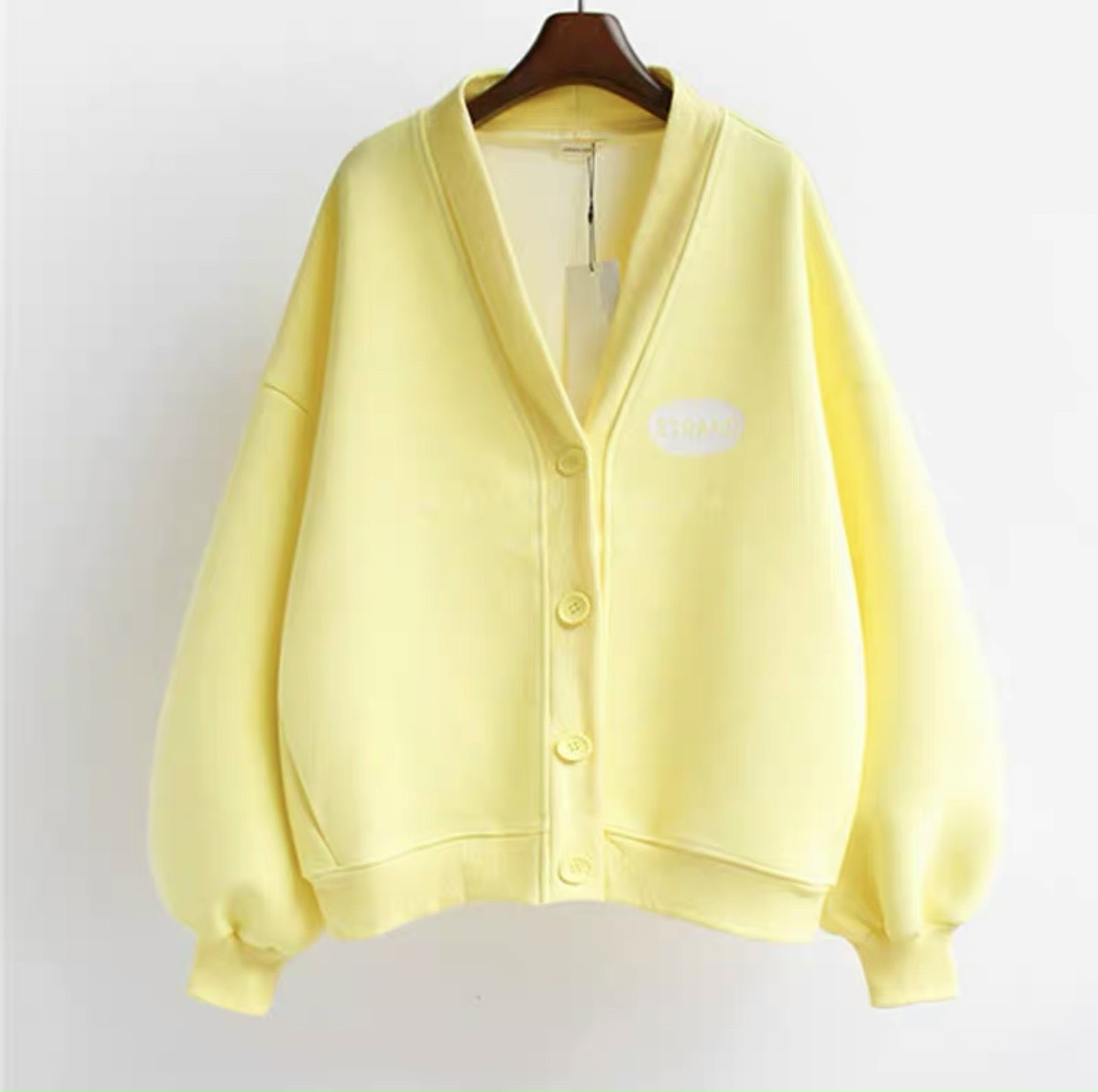 [HCM]Áo khoác hoodie kiểu Cardigan Nam Nữ form rộng Họa Tiết Thêu Chữ STRANDE chất vải thun nỉ ngoại mềm mịn dễ thương UT9225