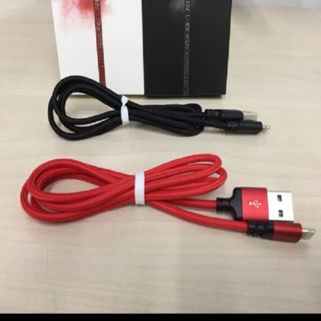Cáp sạc dây dù hoco x14 for lightning dành cho iphone siêu bền