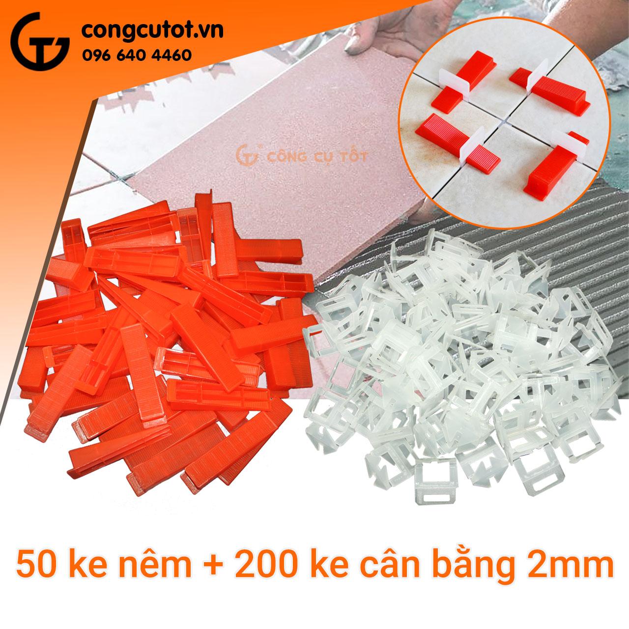 Túi 50 ke nêm cân bằng lát gạch