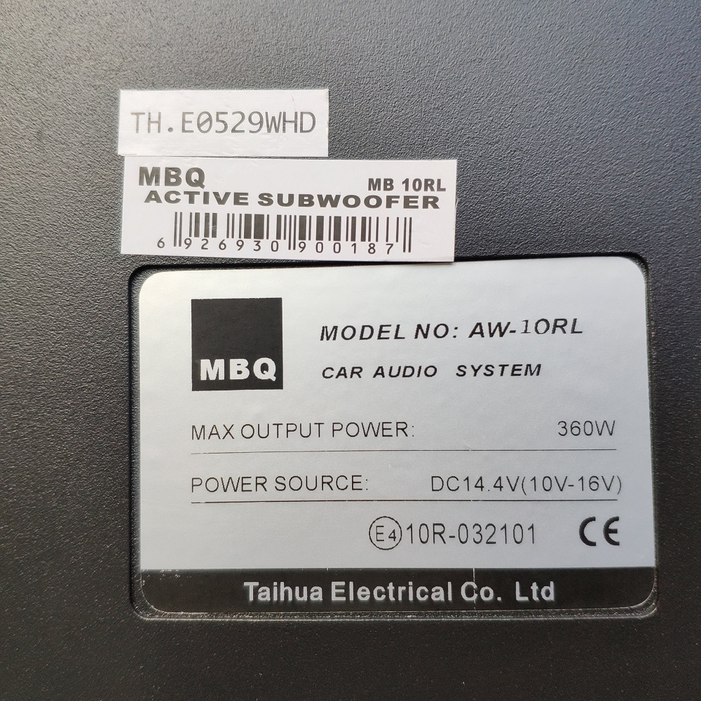 LOA SUB GẦM GHẾ SƯ TỬ MBQ 8RL