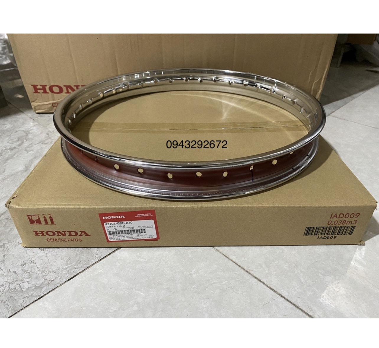Vành Sau 1.40-17 Dream, Wave Honda ( 42701GBGB20 )