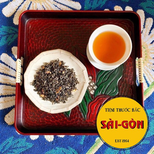 [HCM][100gram] Trà Xanh Ướp Hoa Bưởi