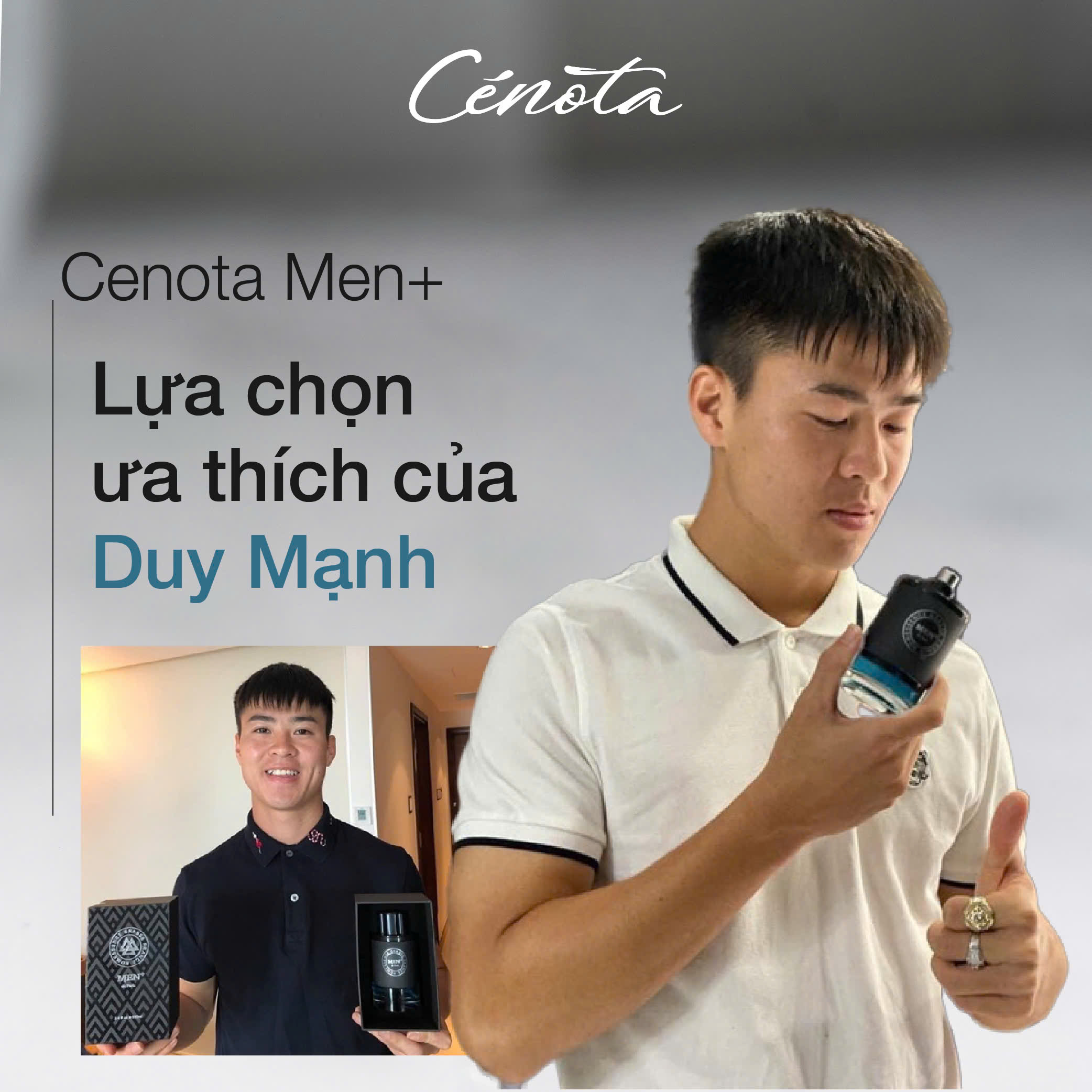 Nước hoa nam Cénota Men Plus 100ml, nước hoa nam tính quyến rũ