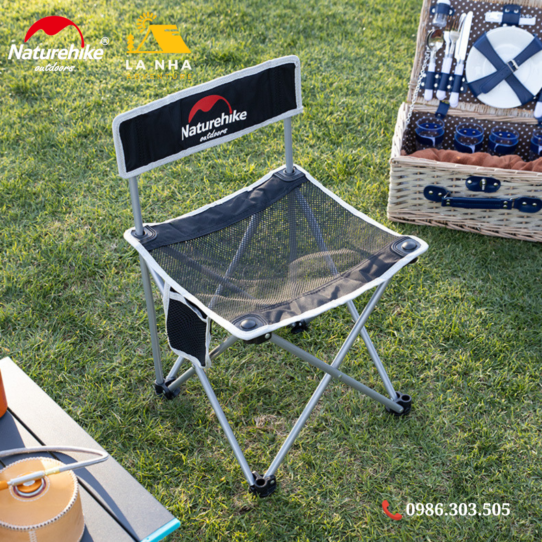Ghế gấp gọn Naturehike có tựa, chịu lực lên tới 100kg, nh16j001-j, chất lượng sản phẩm đảm bảo và cam kết hàng đúng như mô tả