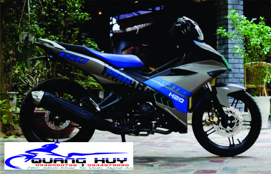 Tem Trùm Exciter 150 Xám Xanh,Team Decal Ex 150 YAMAHA