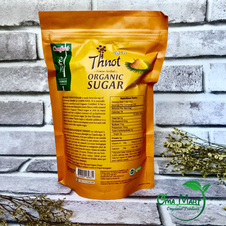 Đường Thốt Nốt Hữu Cơ Confirel 500g