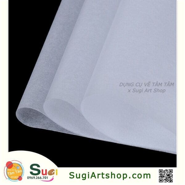 Giấy vẽ SCAN mỏng định lượng 53gsm (xấp 10 tờ)