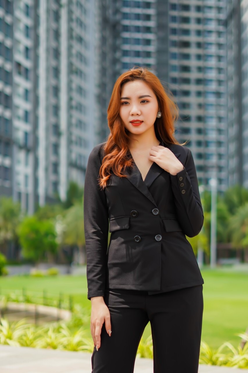 [HCM]Bộ đồ quần áo Vest Blazer thiết kế cao cấp