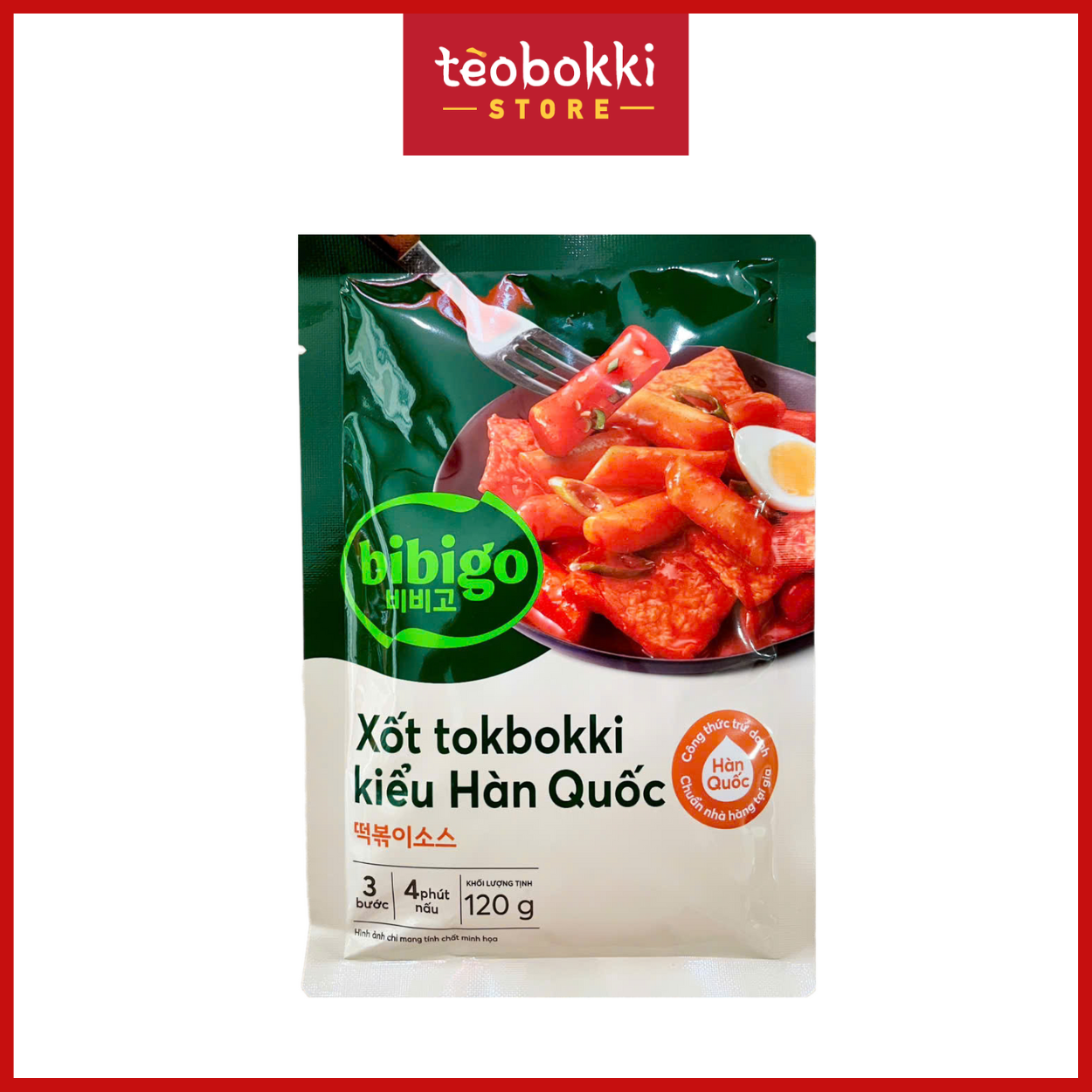 Sốt nấu topokki Hàn Quốc