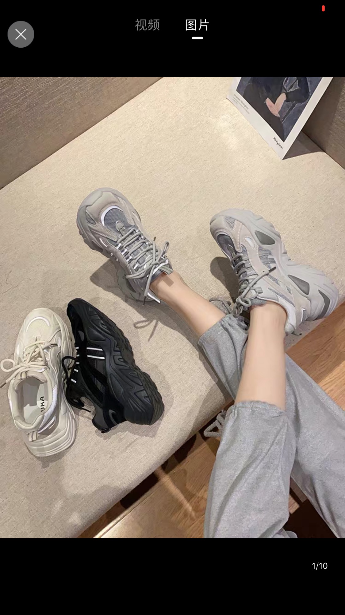Giày Ulzzang,Sneaker nữ 2 vạch phản quang đế kiểu mới Đủ 3 màu