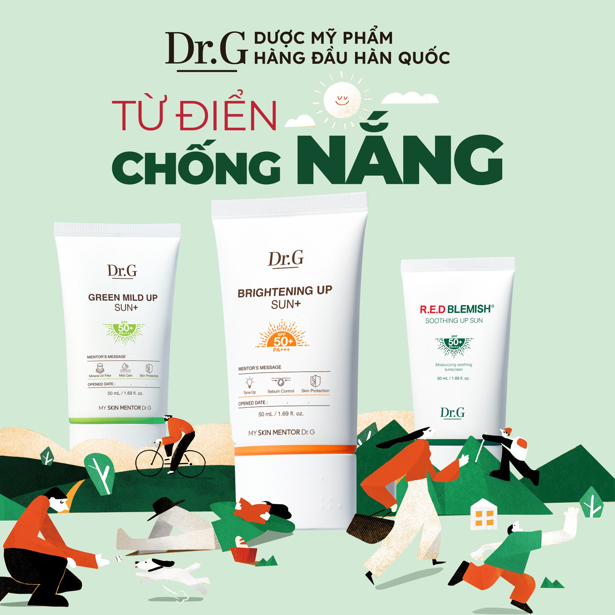 Kem Chống Nắng Dr.G SPF50+ 50ml