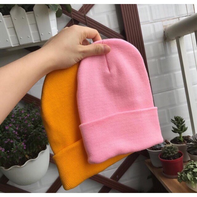 Mũ Len Beanie Nam Nữ Nhiều Màu