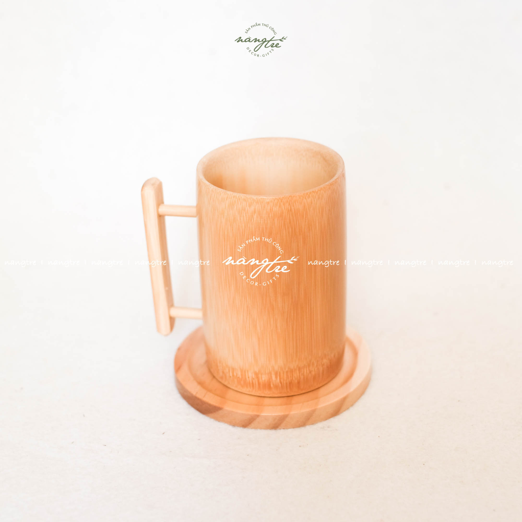 [HCM]Ly tre có quai (cốc tre) handmade