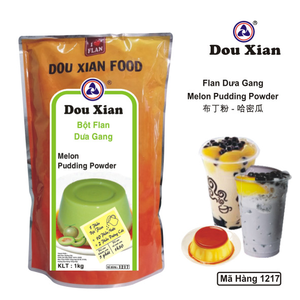 Bột bánh Flan - Pudding Dou Xian - Gói 1kg