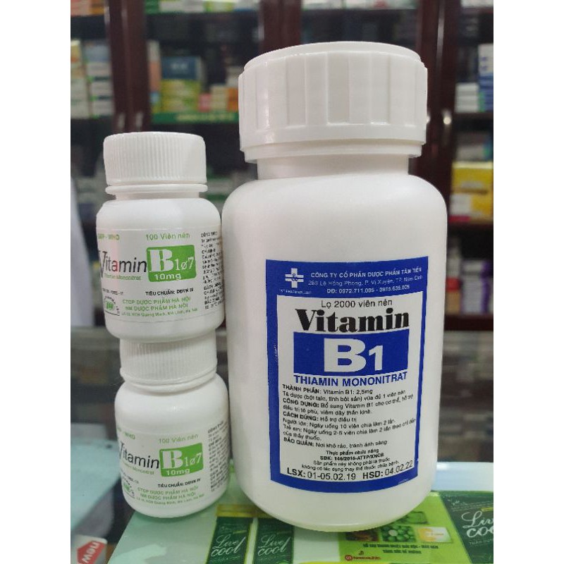 Vitamin B1 - Lọ 100V