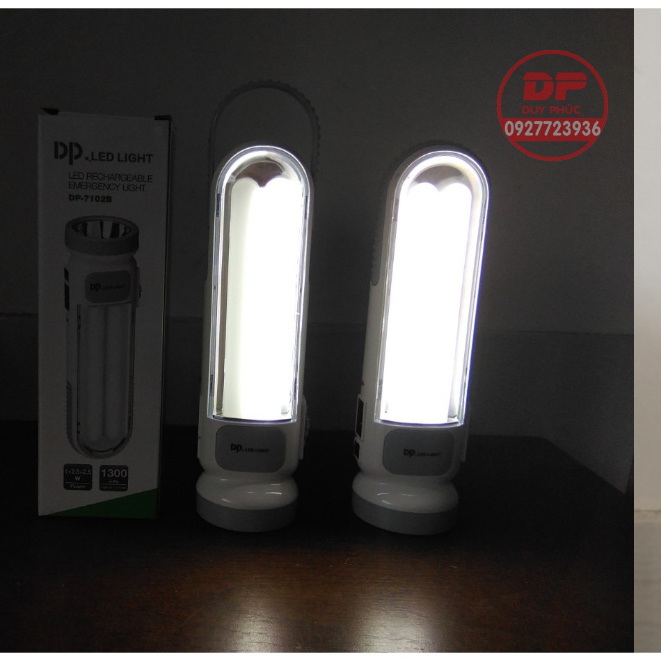 Đèn pin sạc led 3 chế độ DP-7102B