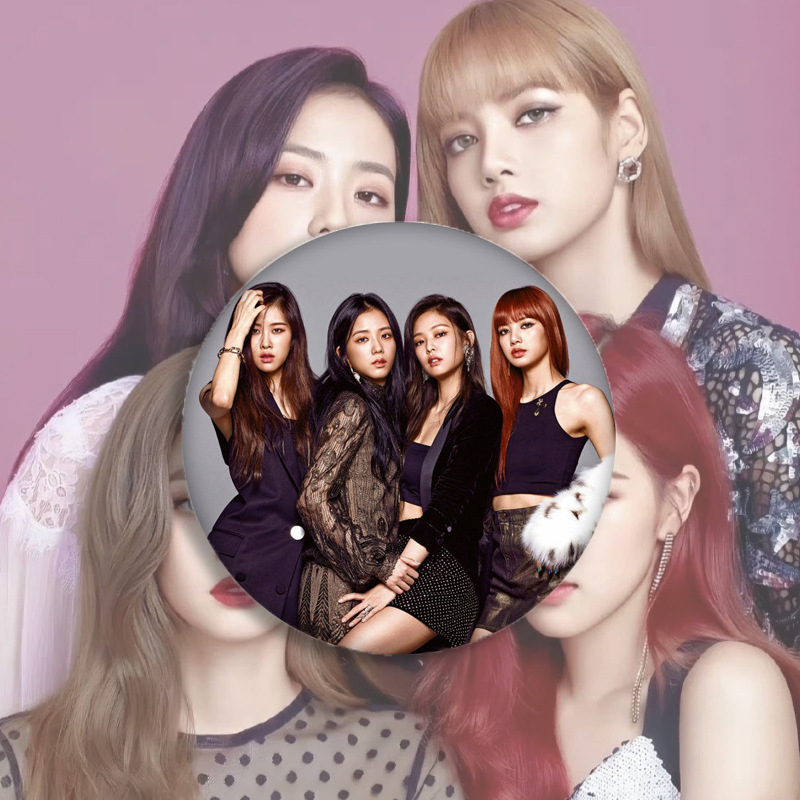 Huy hiệu BlackPink ghim cài áo balo túi hình Thần Tượng Kpop