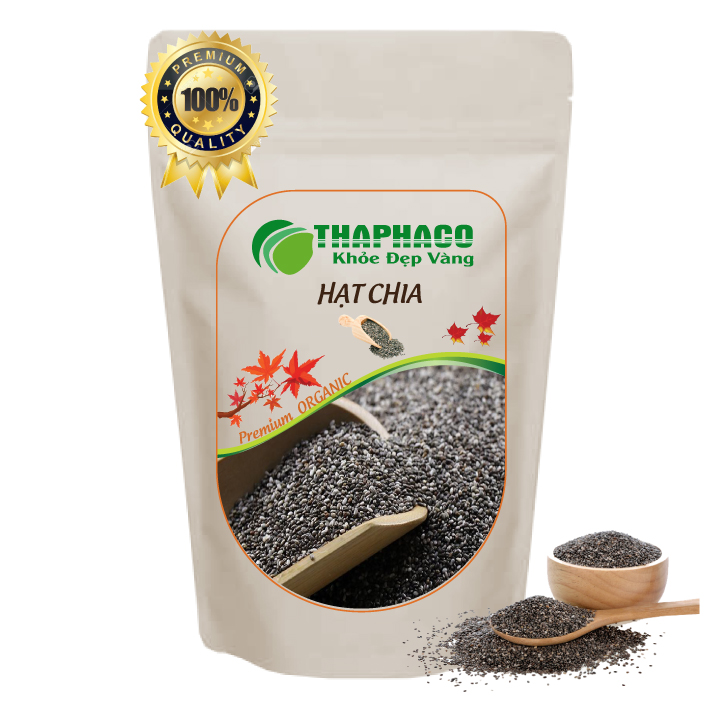 [Túi Lớn 1kg] Hạt Chia Hữu Cơ Nhập Khẩu Từ Úc - Hàng Chính Ngạch - Chất Lượng Cao