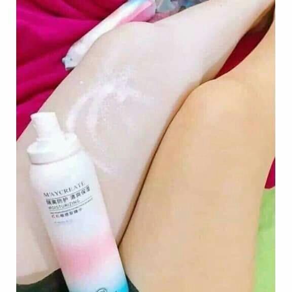 COM BO 2 CHAI XỊT CHỐNG NẮNG MAYCREATE