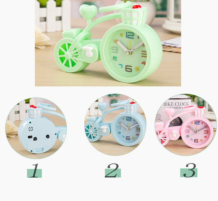 Đồng hồ báo thức hình xe đạp