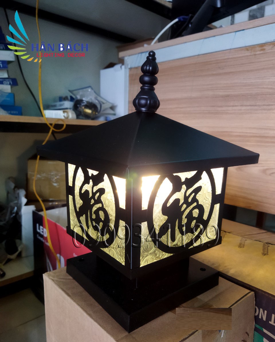 Đèn trụ cổng phi 200