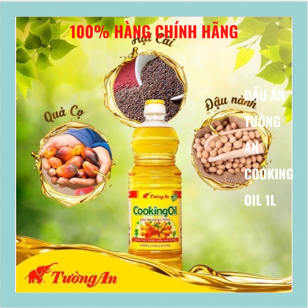 [HCM]Dầu ăn Tường An Cooking Oil 1L