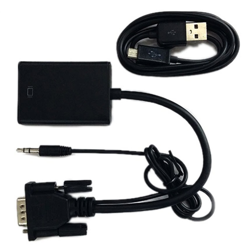 Vga to HDMI Conversion Cable with Audio