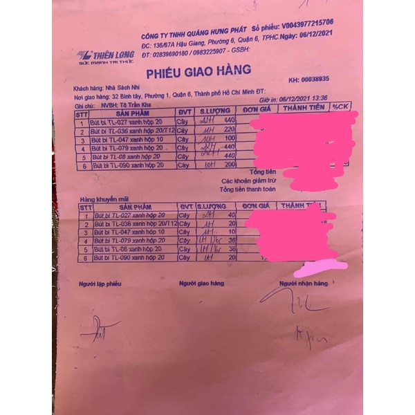 Bút Bi Bấm Chipy TL-089