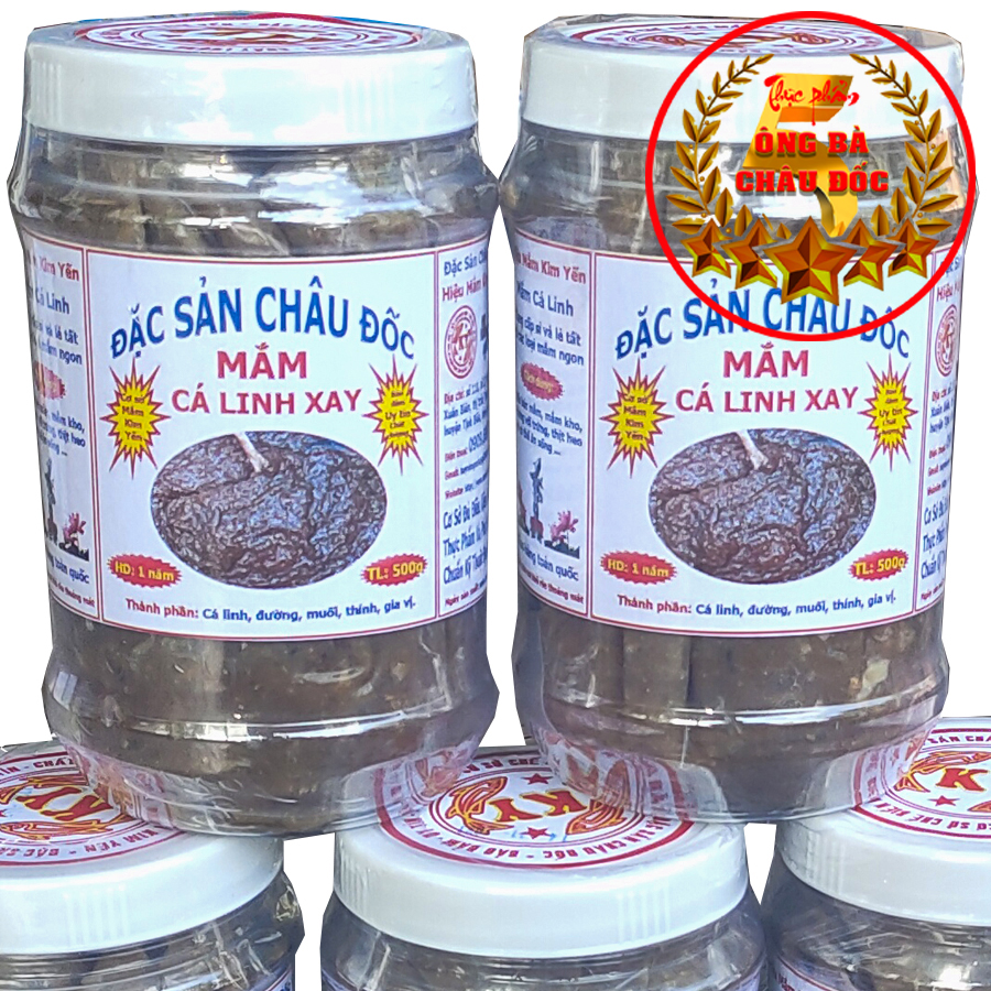 Mắm Cá Linh Xay Ông Bà 5 Châu Đốc Hủ 500gr