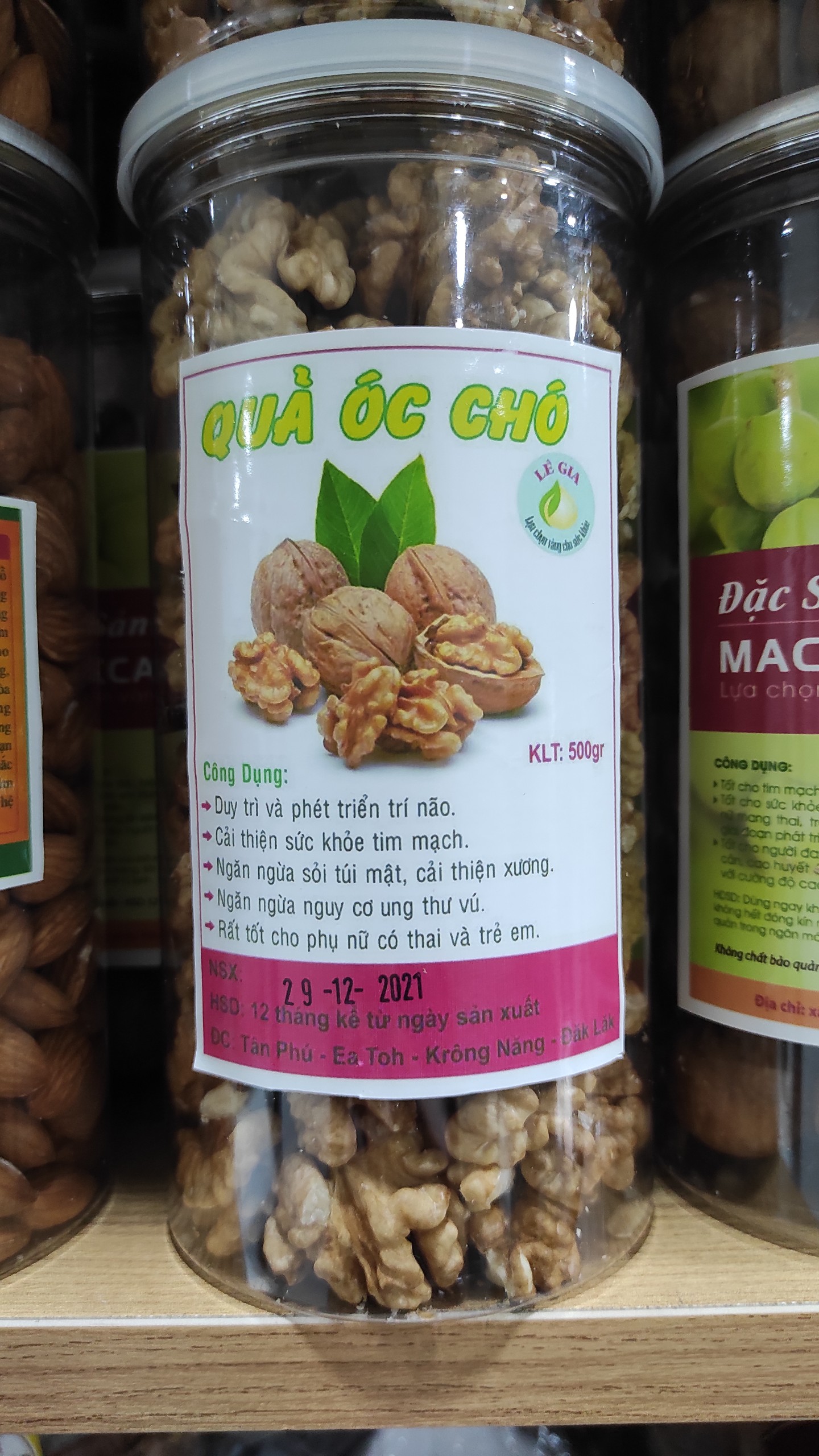 Nhân Hạt Óc Chó Vàng Mỹ  400gr