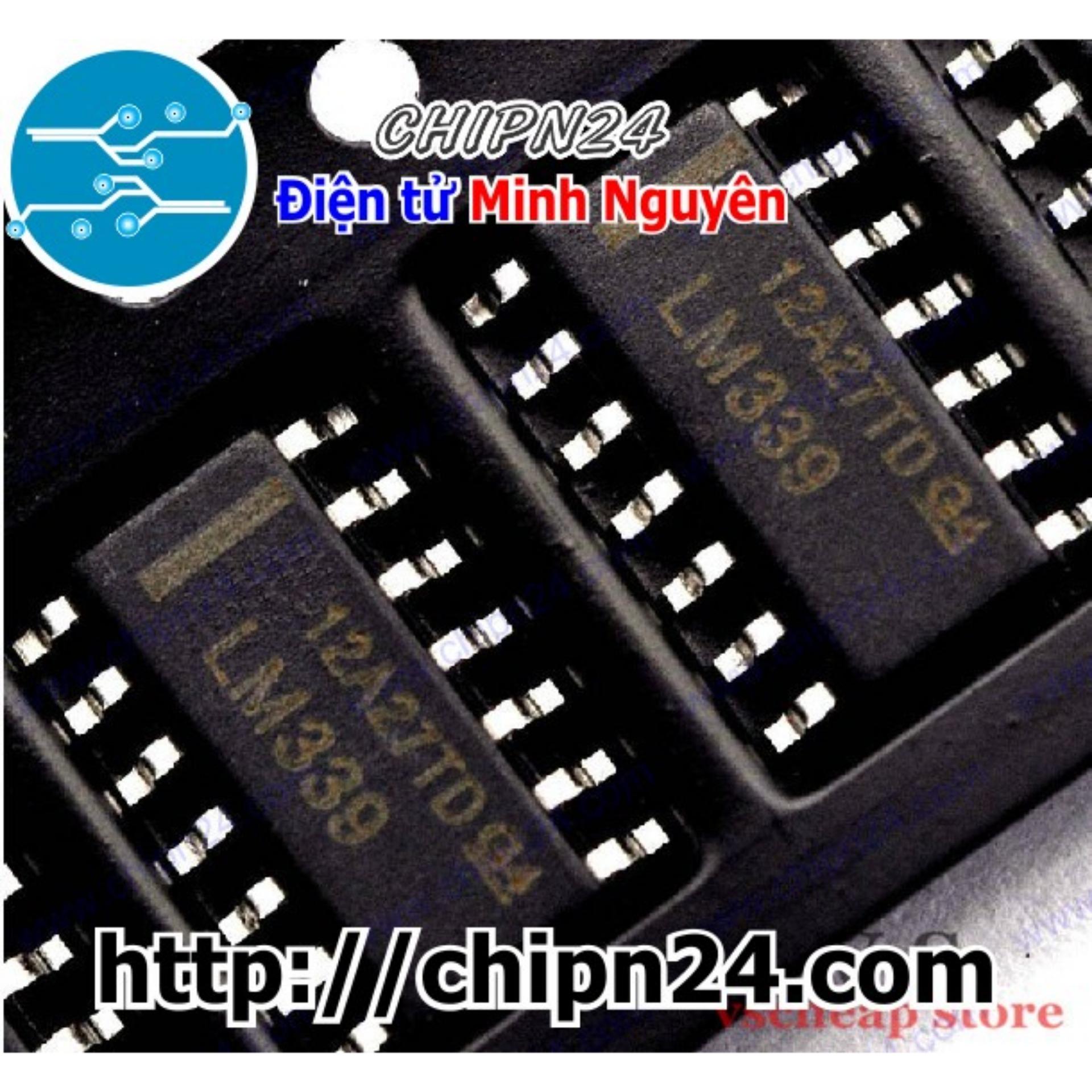 [4 con] (SOP) IC Dán LM339 SOP-14 (SMD) (LM339DR 339)