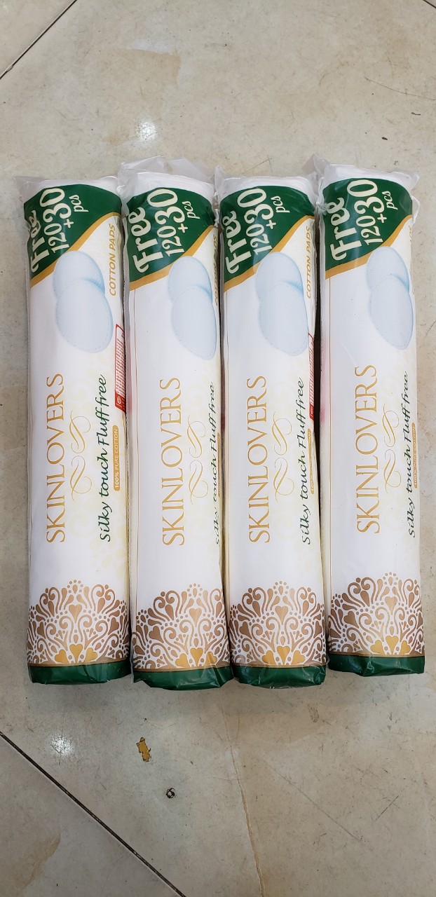 Bông tẩy trang Skinlovers 120+30 miếng