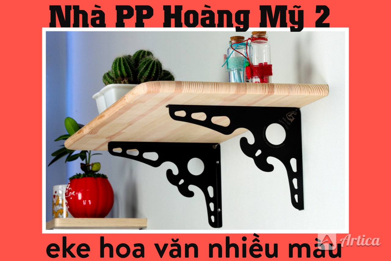 Giá Đỡ kệ - eke sắt Hoa Văn sơn Tĩnh Điện - Dập nguyên khối hàng Cảnh Phong