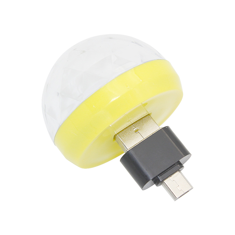 [HCM]Đèn Led Vũ Trường Mini Cổng Usb Ánh Sáng Tốt + Jack chuyển đổi Android