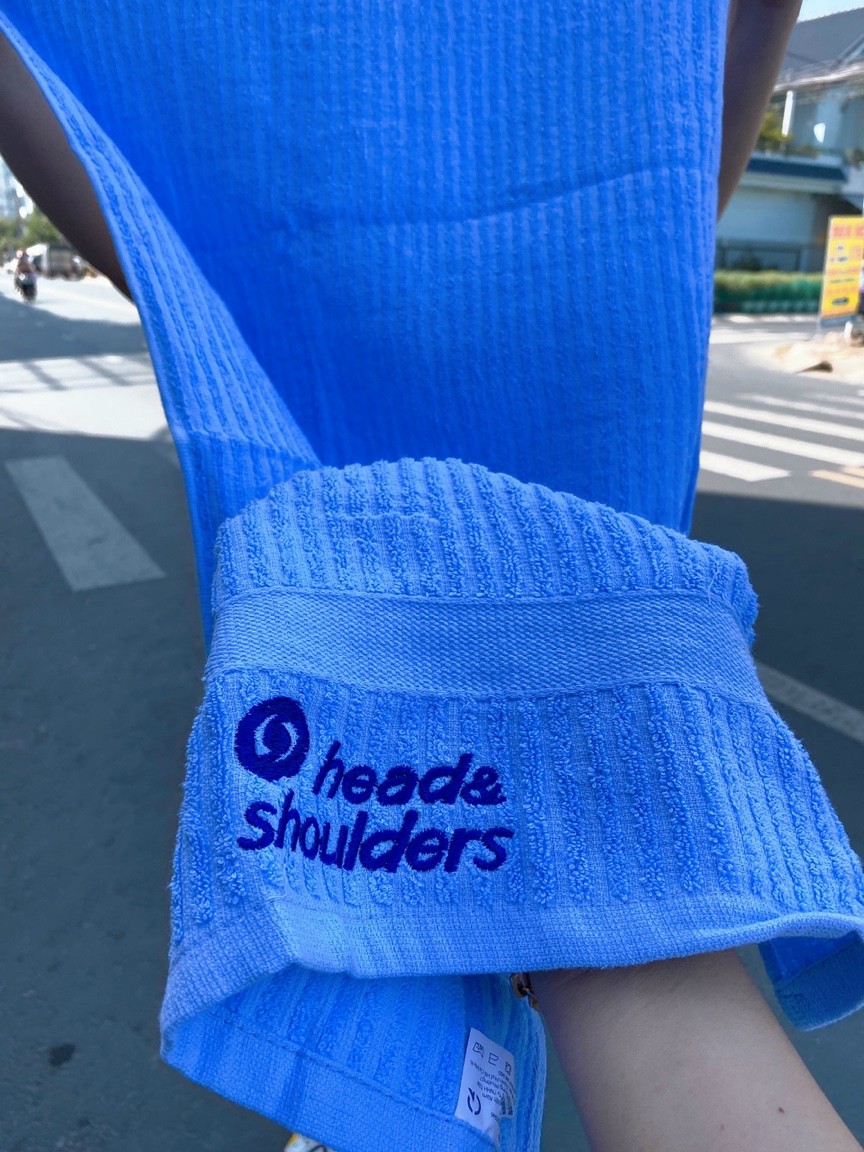 set 2 khăn tắm - khăn tắm head & Shoulder