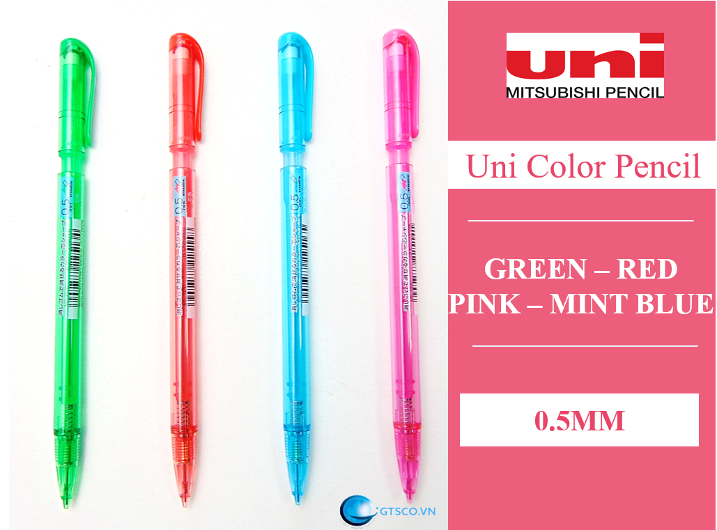 BÚT CHÌ BẤM UNI COLOR 0.5MM