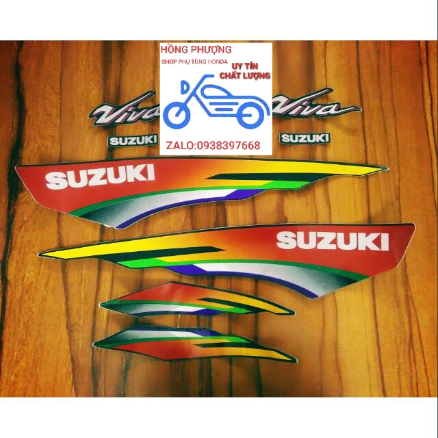 [HCM]Trọn Bộ TEM Cho Xe VIVA SUZUKI