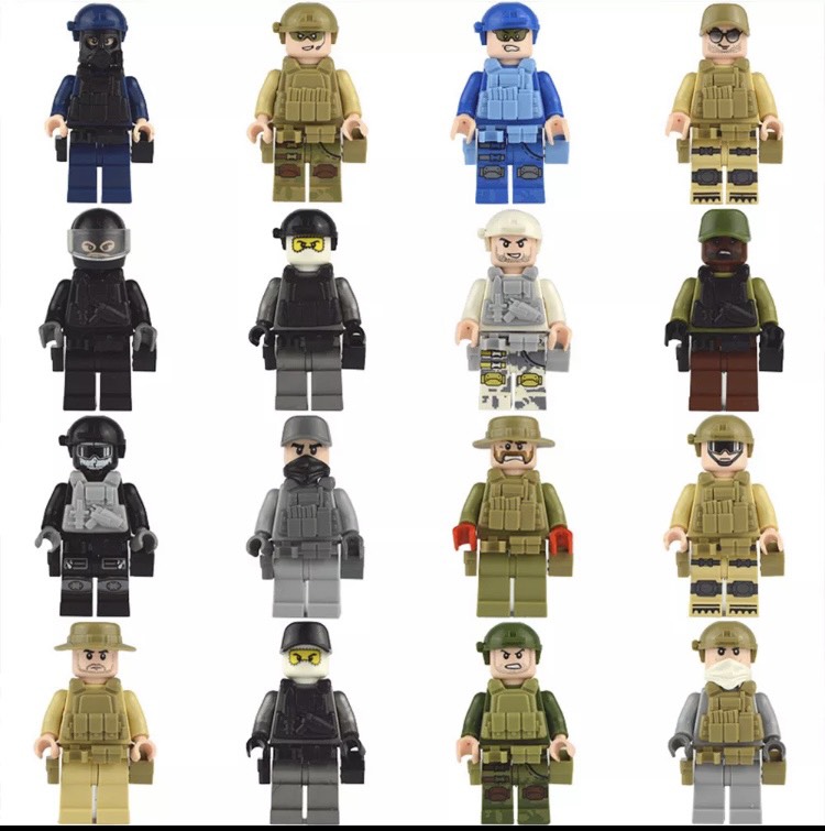 Lính quân đội Lego SWAT Minifigures