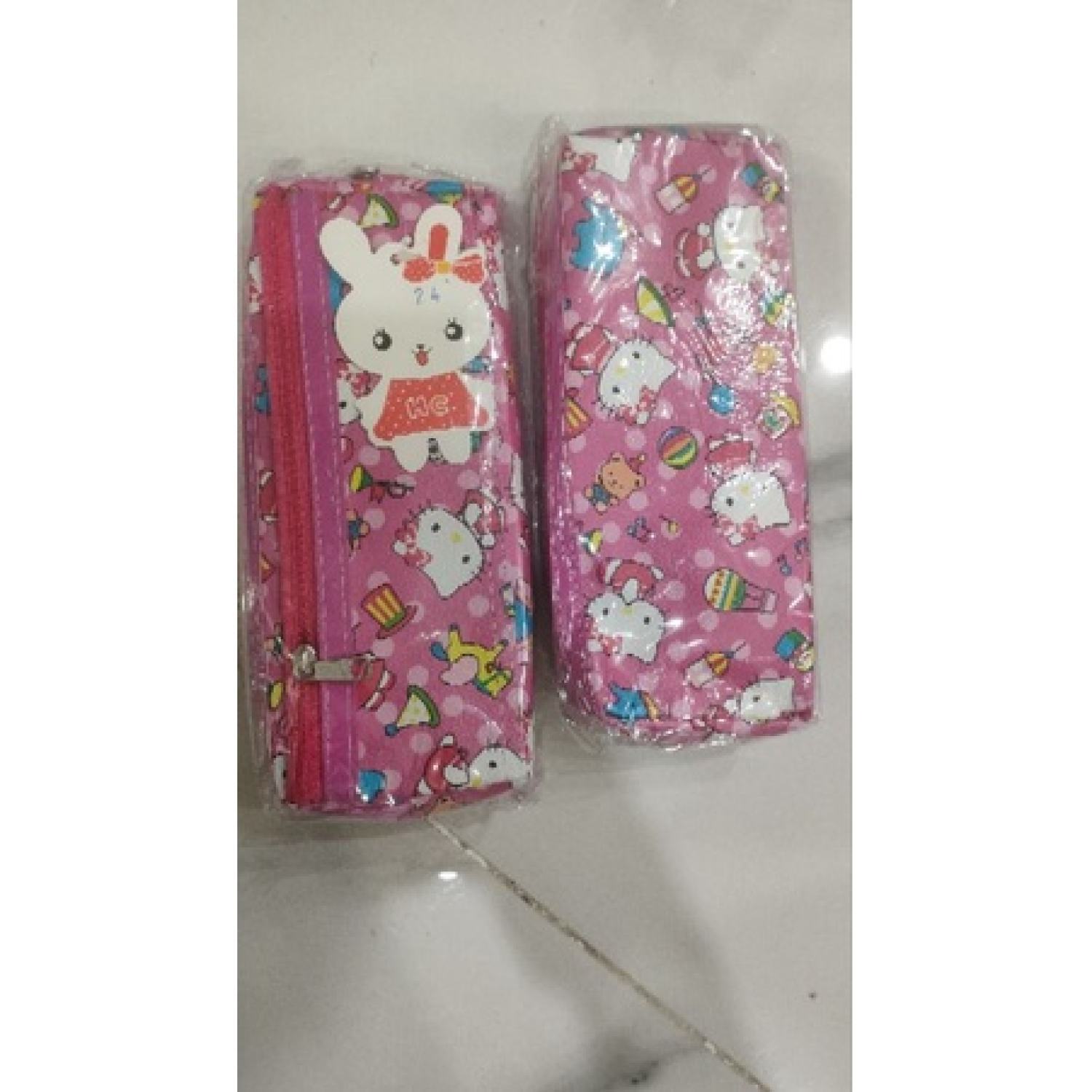 Bóp đựng bút viết Kitty 2 ngăn 18x8
