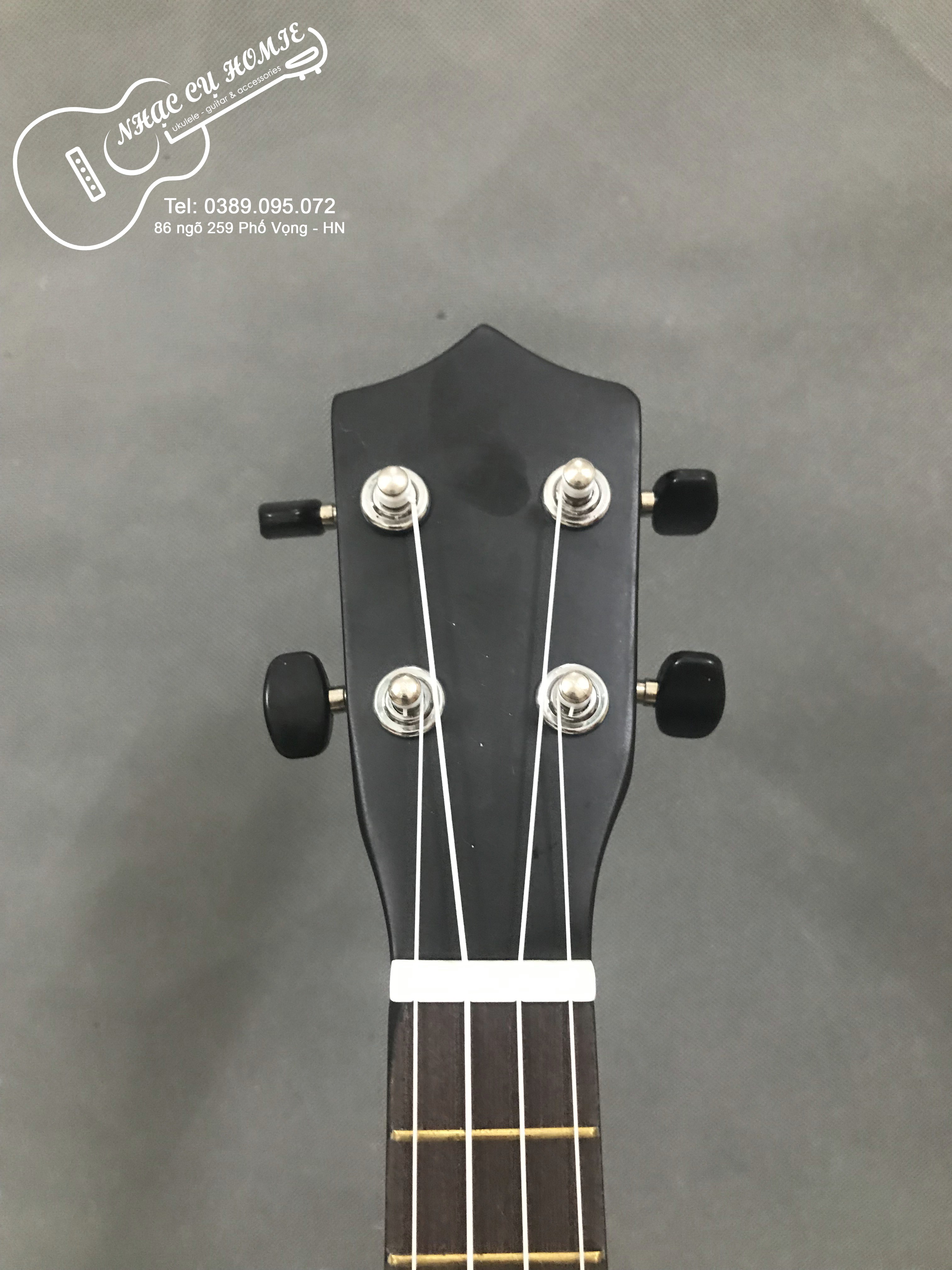 ĐÀN UKULELE CONCERT ĐEN TRƠN